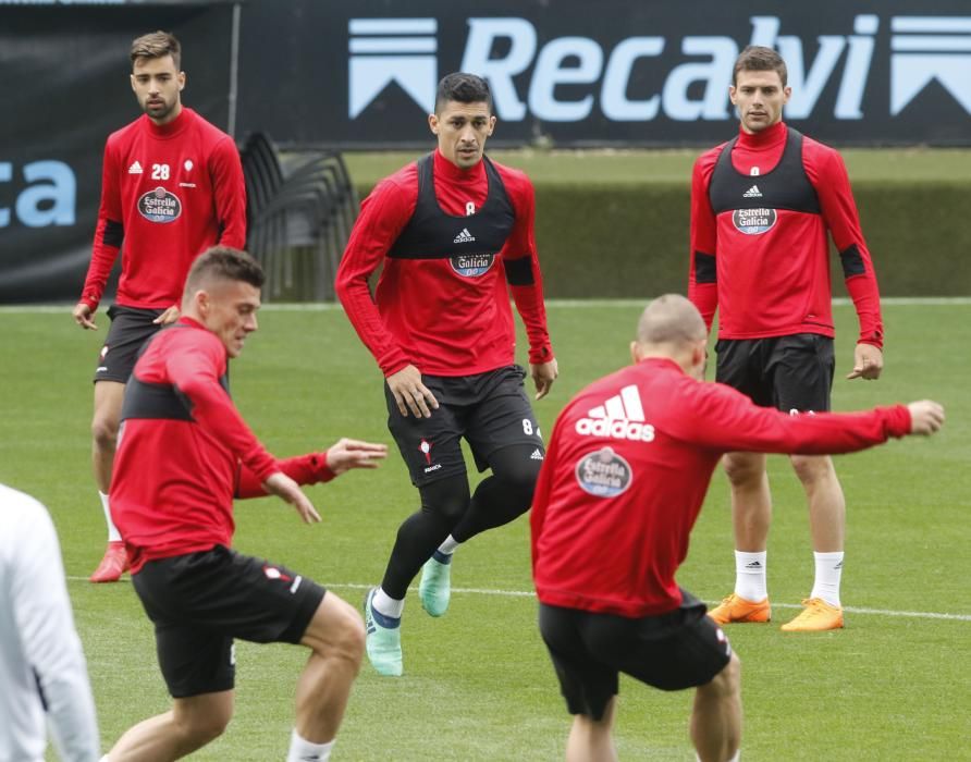 Último entrenamiento del Celta antes de vsitar el Bernabéu // Alba Villar