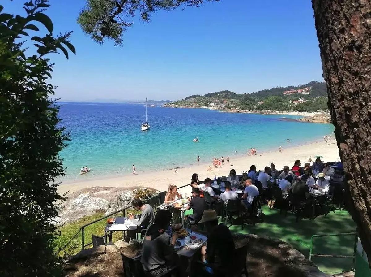 Vista desde el chiringuito.