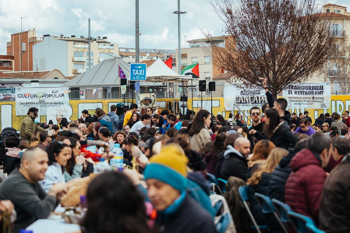 La 'calçotada' de Can Capablanca celebrada el pasado sábado 15 de marzo