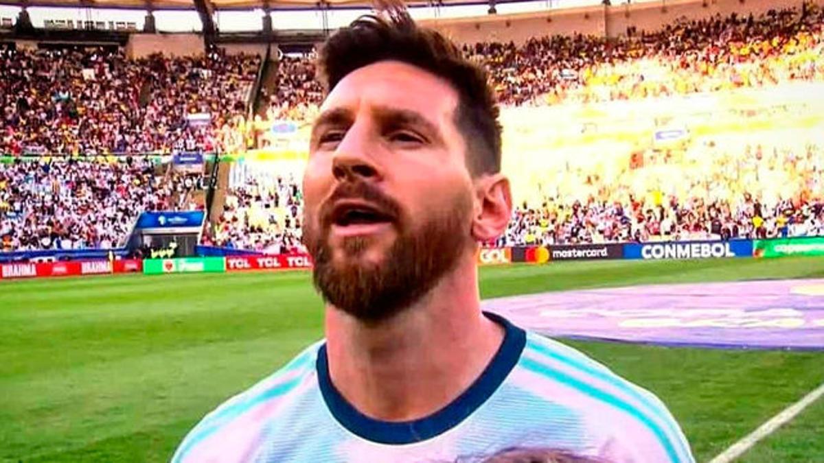 Messi responde a la gran pregunta que le hacían todos los argentinos: ¿por qué cantó el himno esta vez?