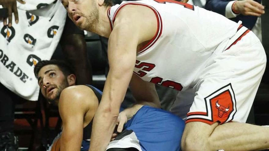 Ricky Rubio pudo con los Bulls de Gasol y Mirotic