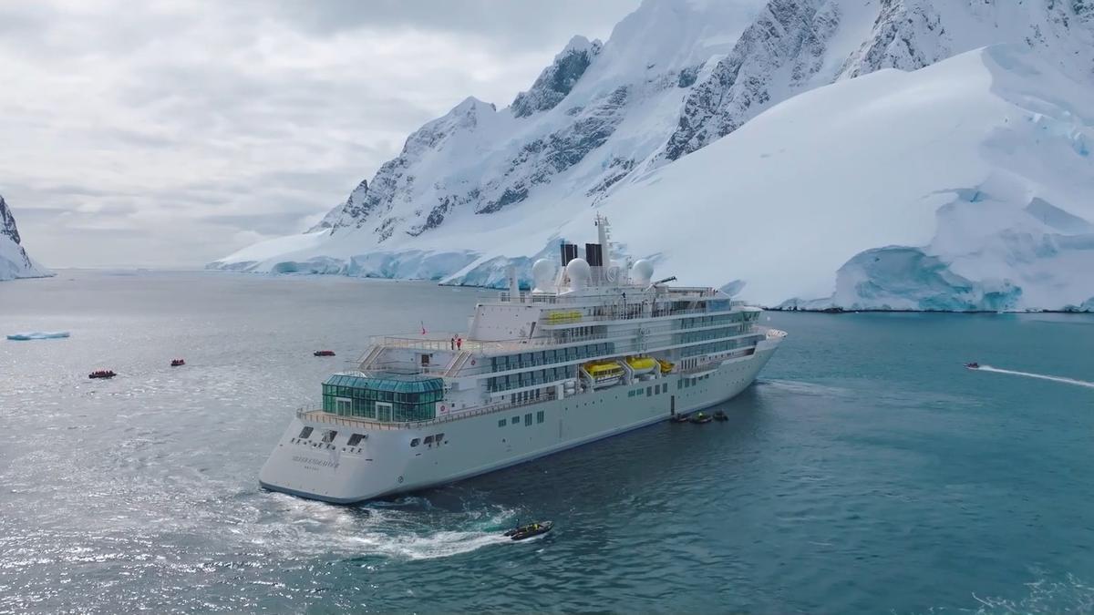 Llegan los cruceros de superlujo a la Antártida