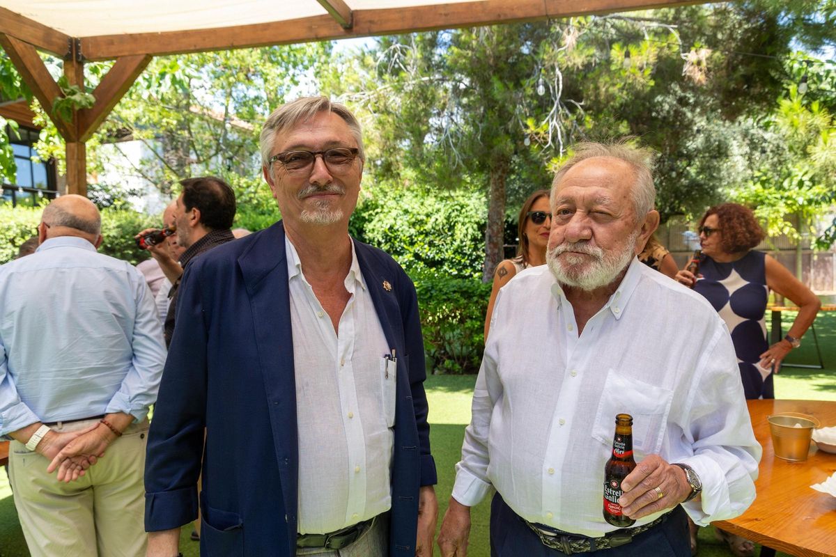 El doctor Antonio Server y el abogado Mariano Caballero