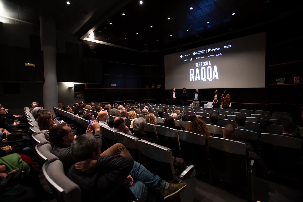 Así fue el preestreno del documental de Marc Marginedas en el Circulo de Bellas Artes en Madrid. Foto: Alba Vigaray