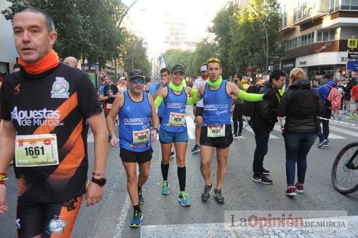 Salida Maratón y Media Maratón de Murcia