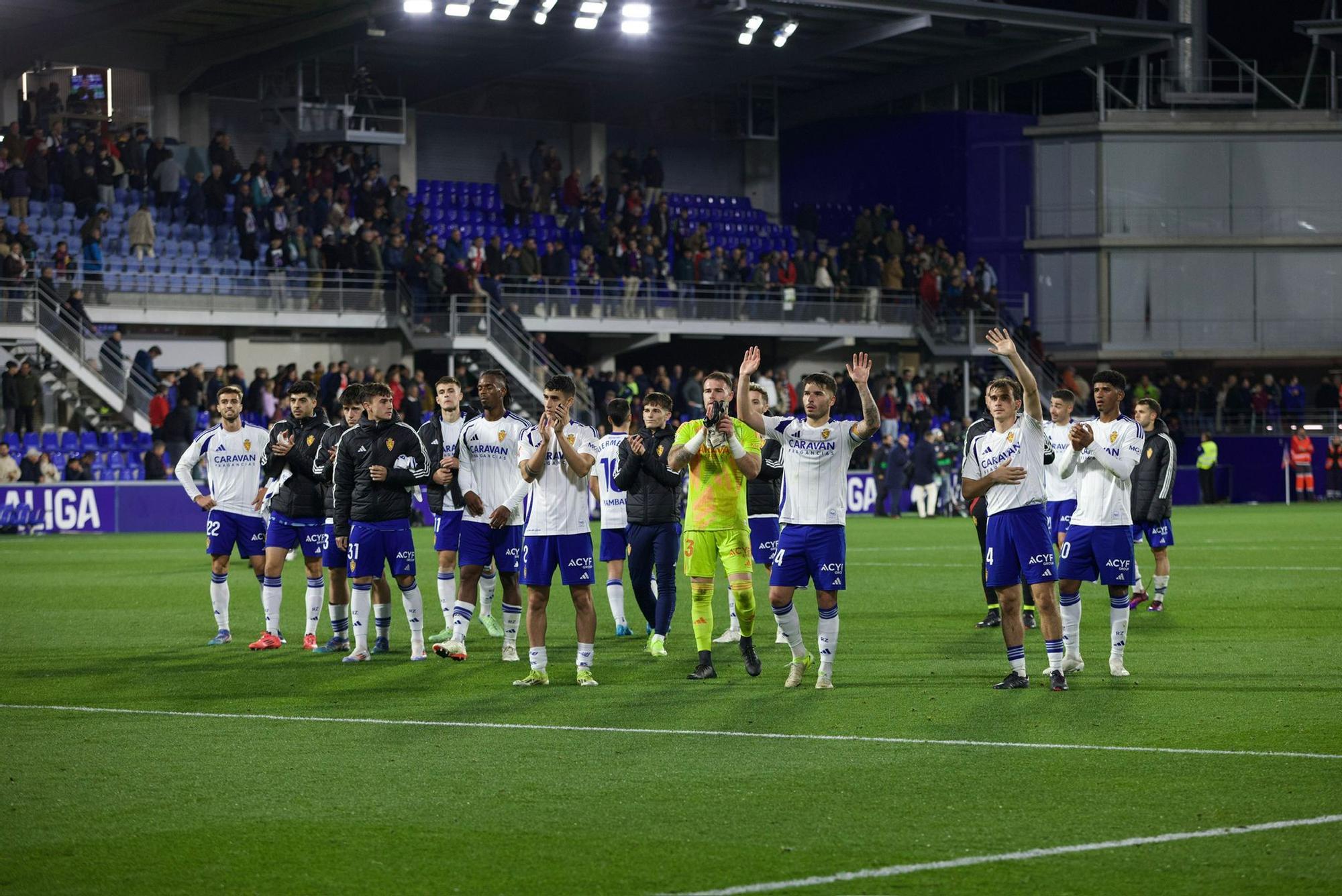 Así se ha vivido el partido entre el SD Huesca y el Real Zaragoza