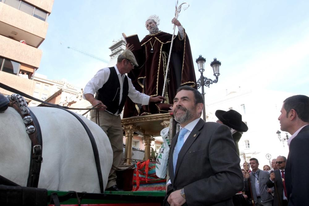 Desembarco de la nueva imagen de San Ginés de la Jara en Cartagena