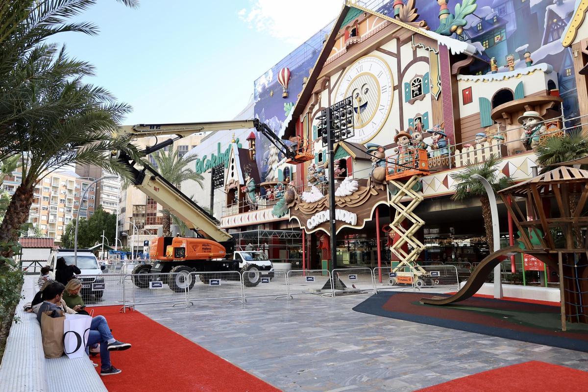 Montaje del espectáculo navideño Cortylandia