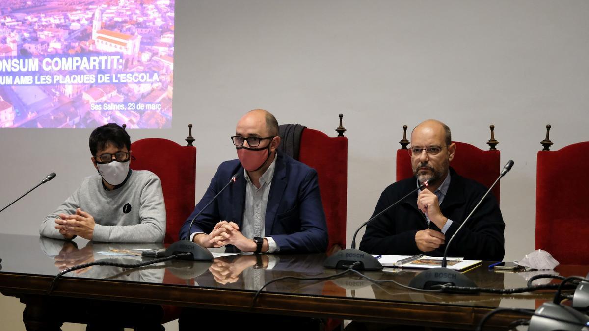 Imagen de la presentación del proyecto en ses Salines.