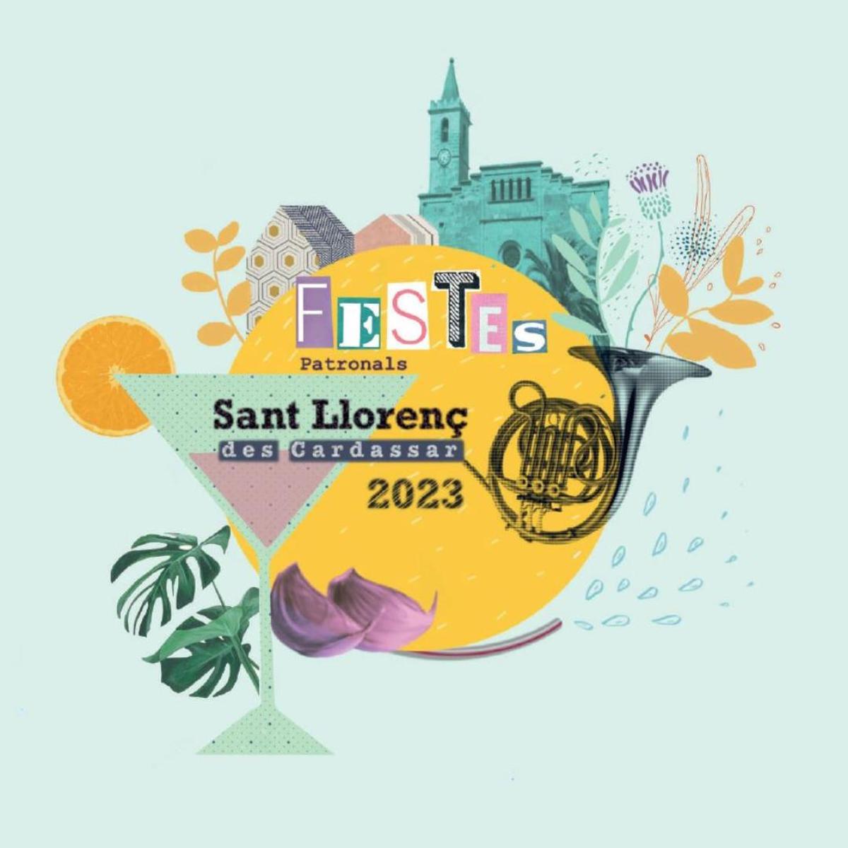 Cartel de las fiestas de Sant Llorenç des Cardassar 2023