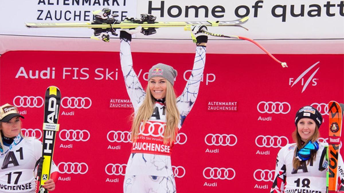 Lindsey Vonn ganó en Andorra