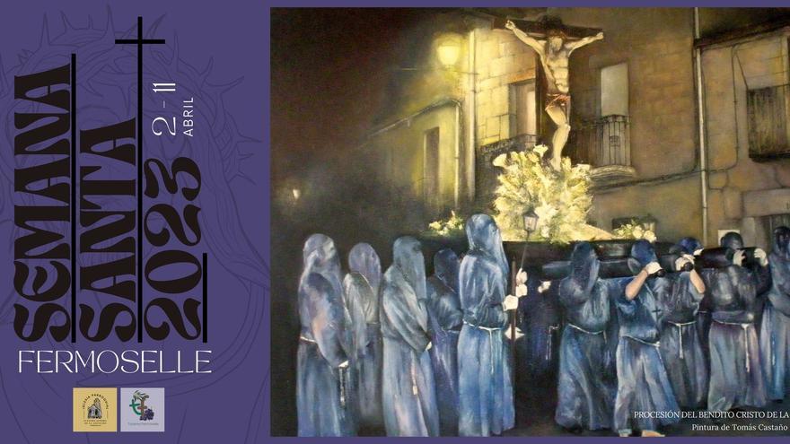 Una pintura de Tomás Castaño, cartel de la Semana Santa de Fermoselle 2023