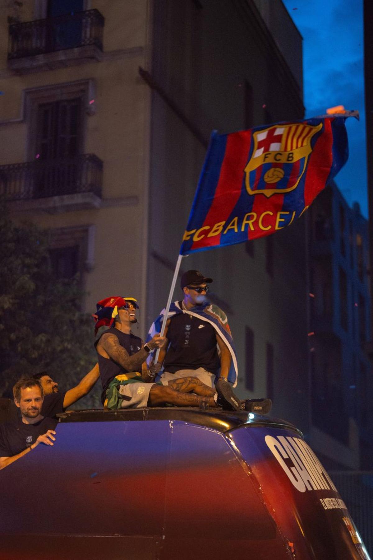La rúa del Barça por las calles de Barcelona