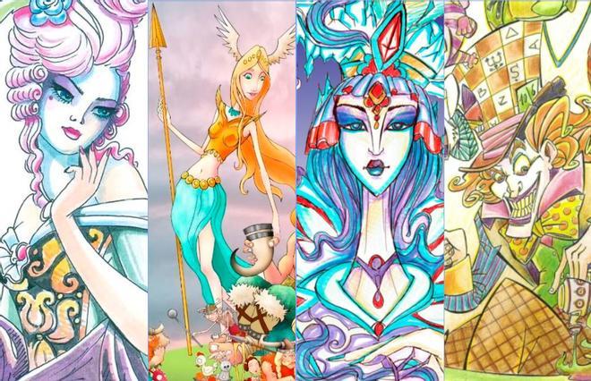 Fallas 2021. Bocetos de la Sección Tercera B