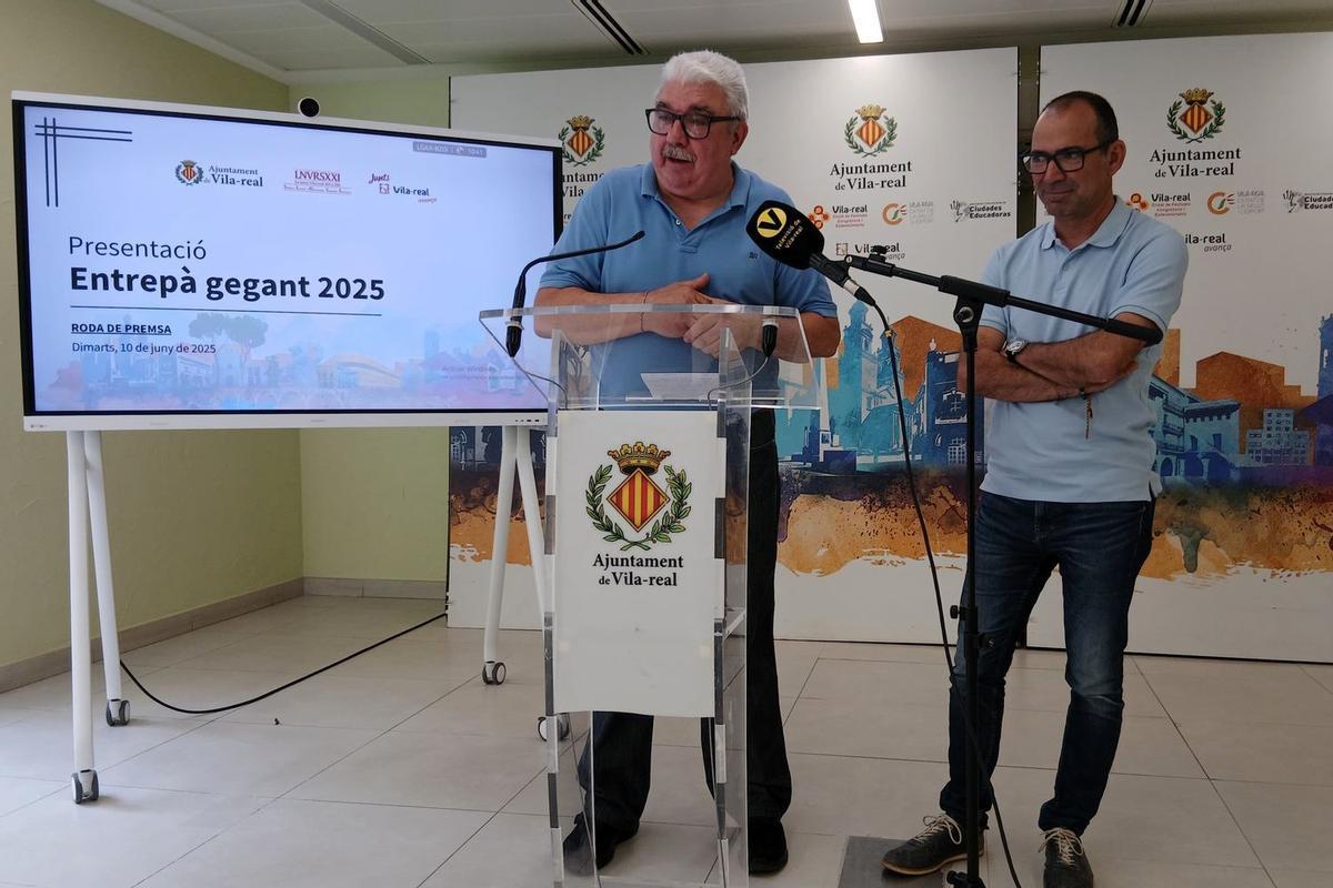 El presidente de la Associació Gastronòmica, Ximo Abril; y el edil de Comercio y Hostelería, Xus Madrigal, han presentado la iniciativa.