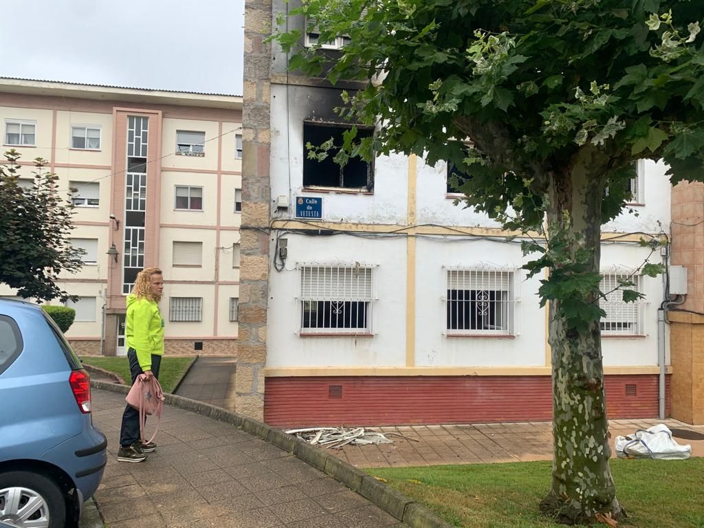 Muere en Avilés una mujer de 66 años en el incendio de su vivienda