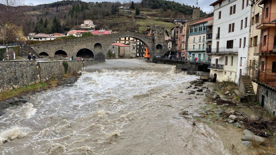 Protecció Civil alerta de l&#039;elevat cabal dels rius a Girona després de les pluges del cap de setmana