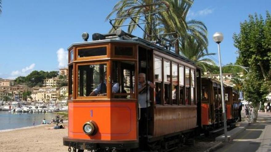 Unterwegs mit der Straßenbahn.