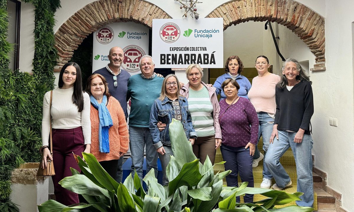 Inauguración de la exposición en Benarrabá.