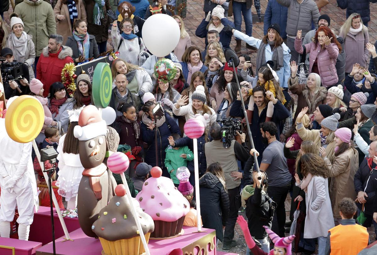 Grabación de la primera temporada de ‘La chica de nieve’ en Málaga.