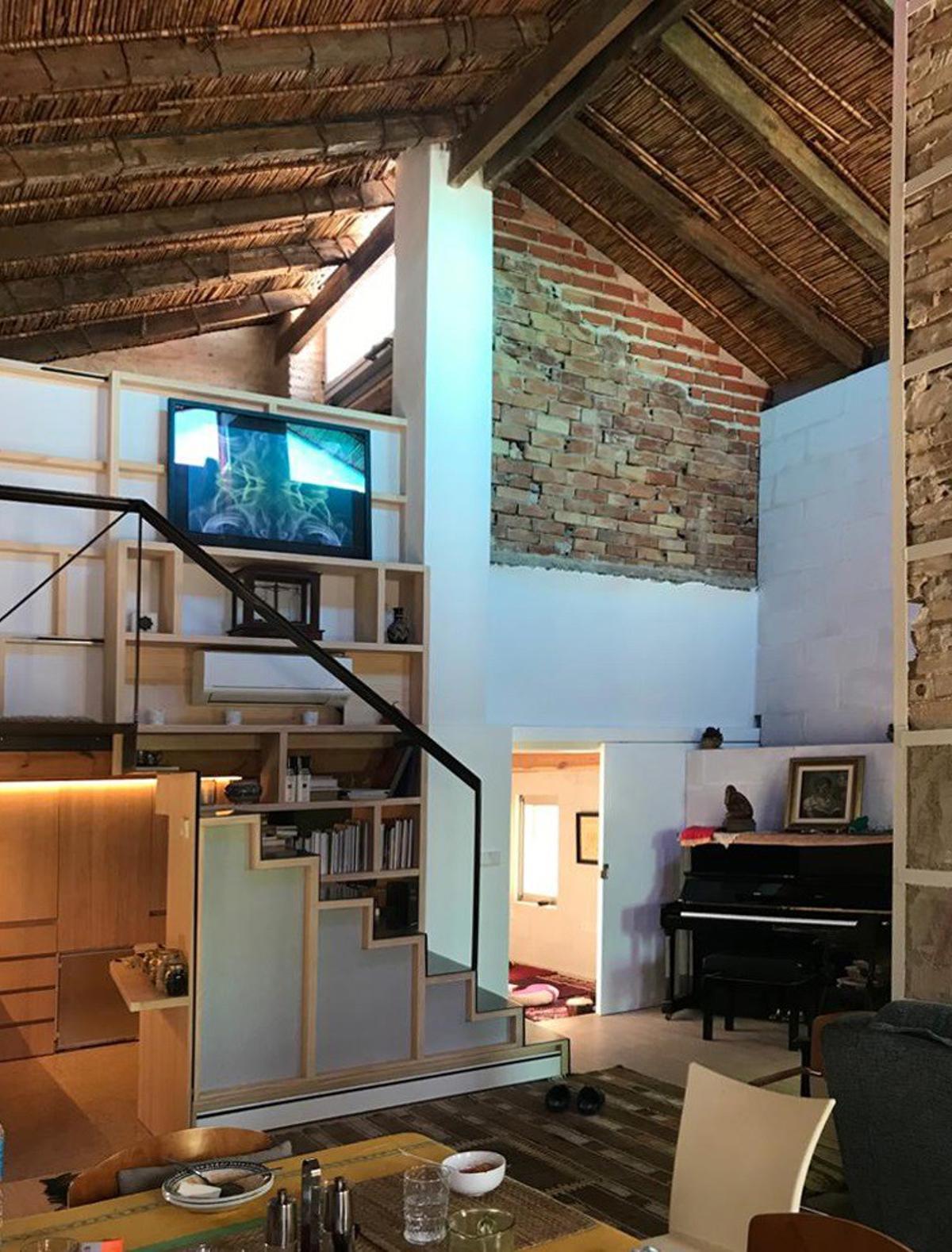 Proyecto arquitectónico en la barraca en ruina.