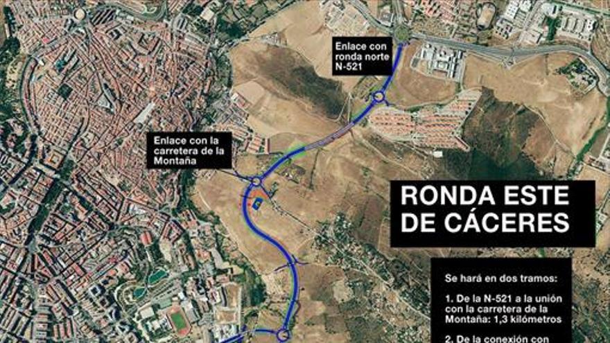 La comisión jurídica anula el concurso de la ronda este de Cáceres y las obras se retrasan