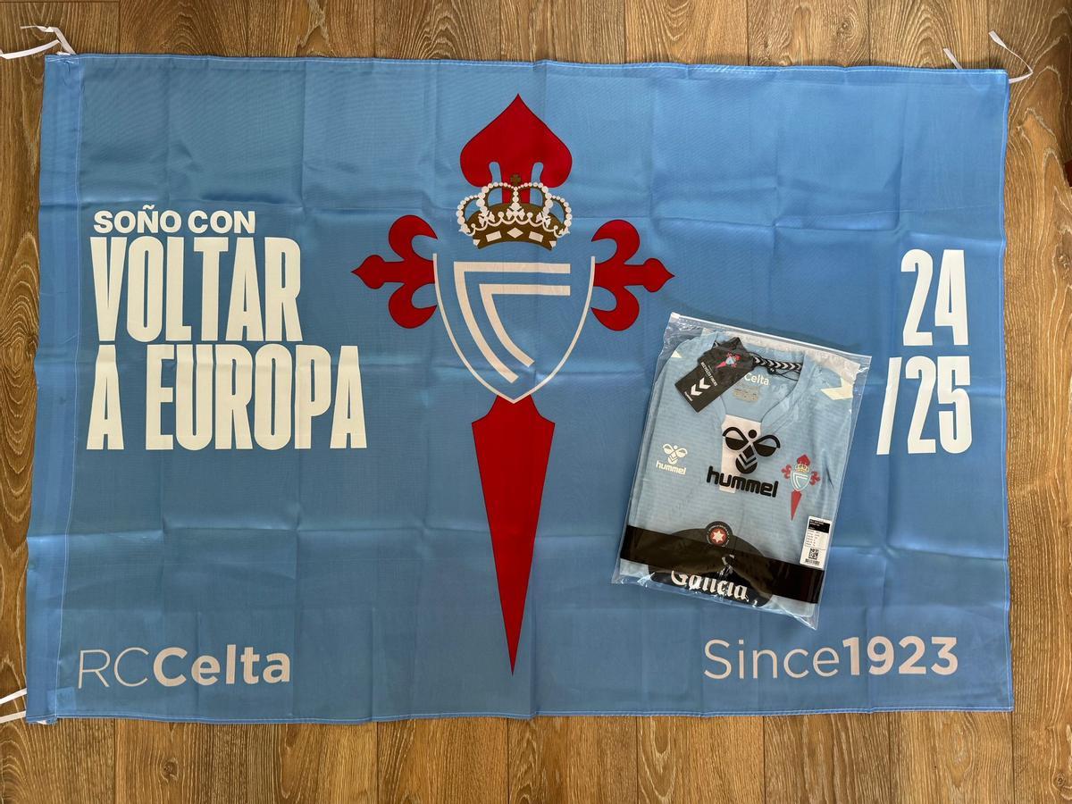 Pack celtista enviado por el club a los 313 concellos de Galicia