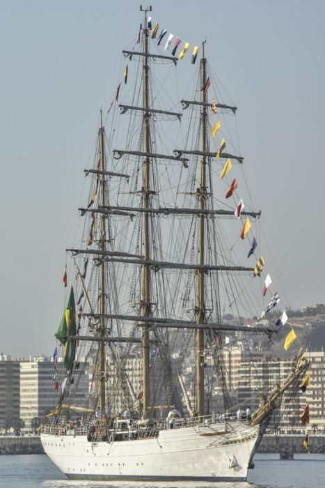 /09/2017 LAS PALMAS DE GRAN CANARIA. Llegada del buqe Cisne Branco , velero brasileño. FOTOS: J. PÉREZ CURBELO