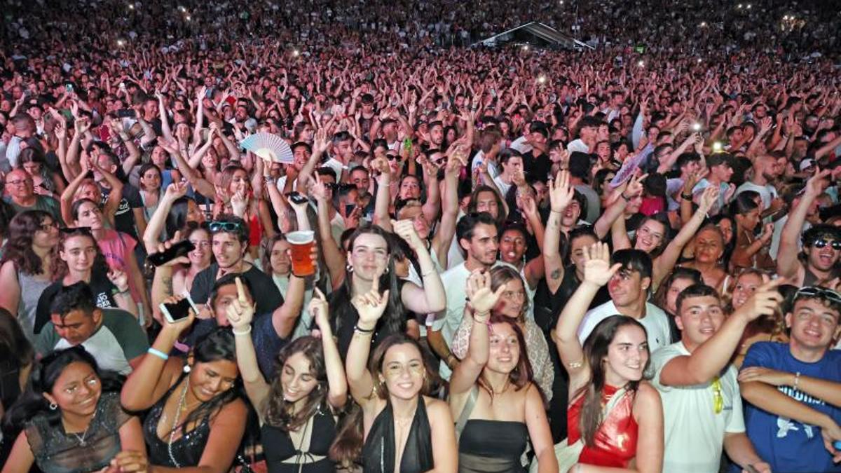 El auditorio de Castrelos abarrotado durante uno de los conciertos del año pasado