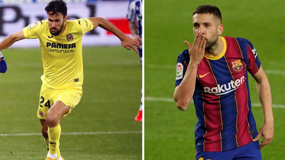 Alfonso Pedraza y Jordi Alba, dos carrileros en estado de gracia