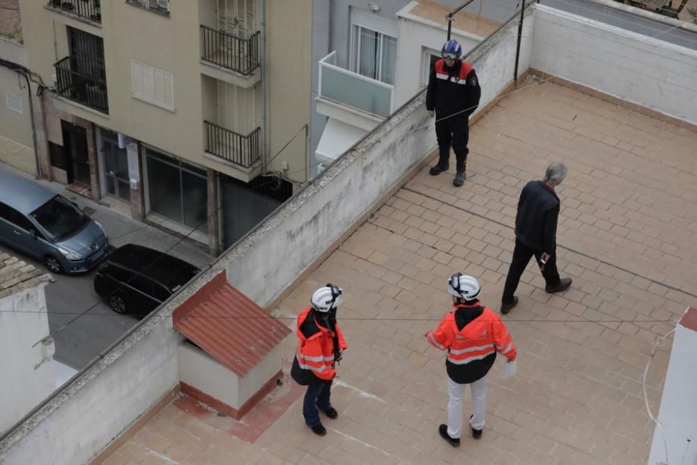 Derrumbe de una terraza en Palma