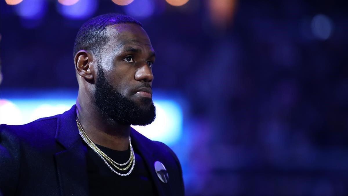 Lebron James, la estrella de los Lakers.