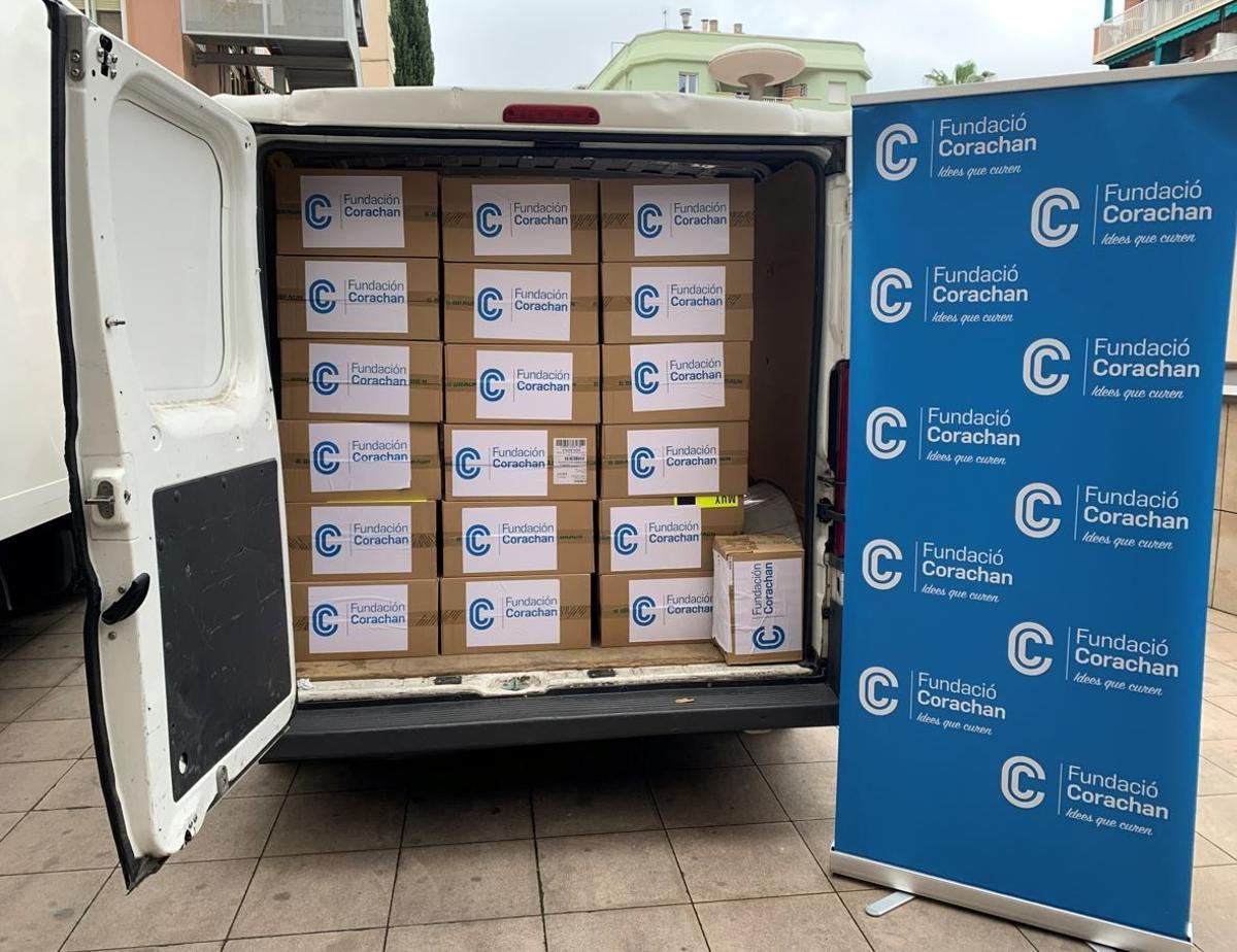 La Fundació Corachan fa una donació de medicaments amb destí a Ucraïna La Fundació Corachan fa una donació de medicaments amb destí a Ucraïna