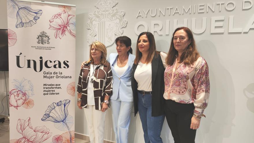 Orihuela reconoce la trayectoria de ocho mujeres en una nueva edición de la Gala Únicas