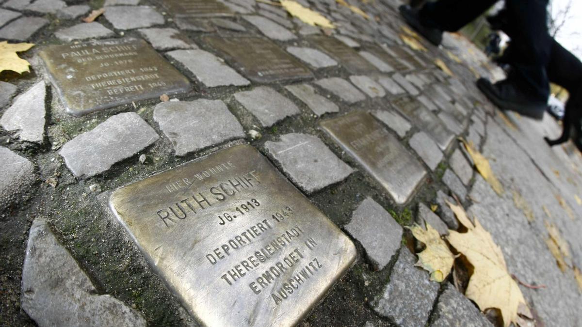 Stolpersteine en el distrito berlinés de Wilmersdorf dedicados a los judíos alemanes