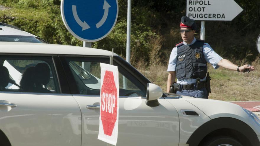 Los Mossos d&#039;Esquadra controlan las carreteras catalanas