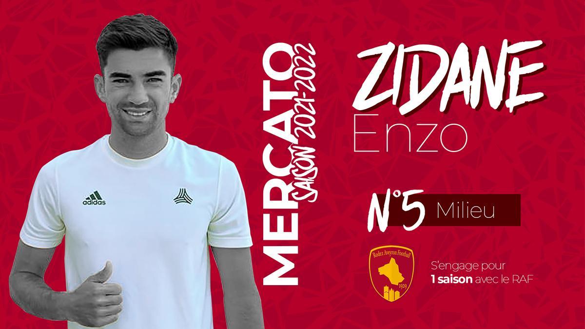 Enzo Zidane ficha por el Rodez