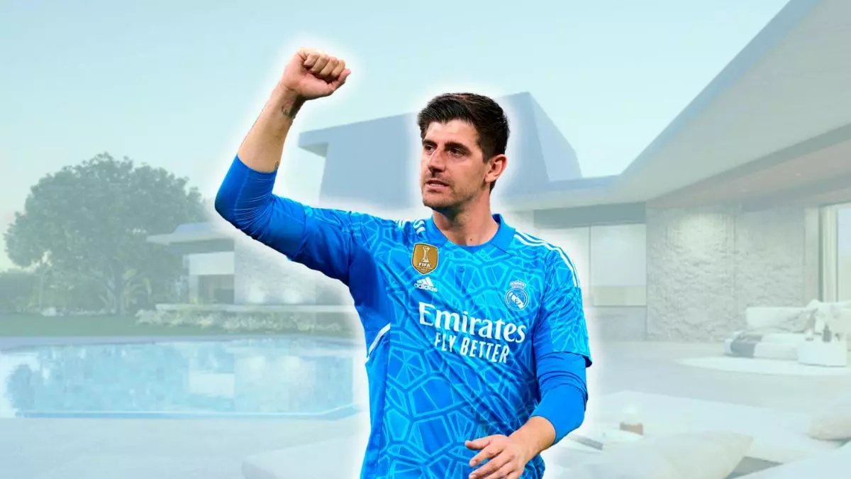 Courtois vende su casa para irse al bosque: El nuevo oasis del portero del Real Madrid de 15.000 metros cuadrados