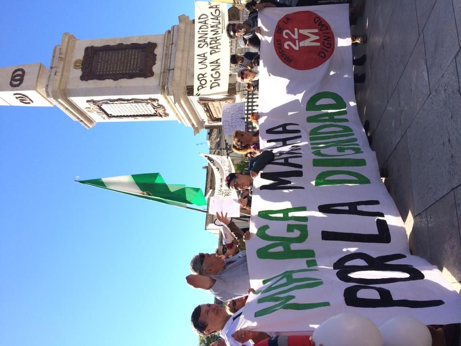 Marcha por una sanidad pública digna en Málaga