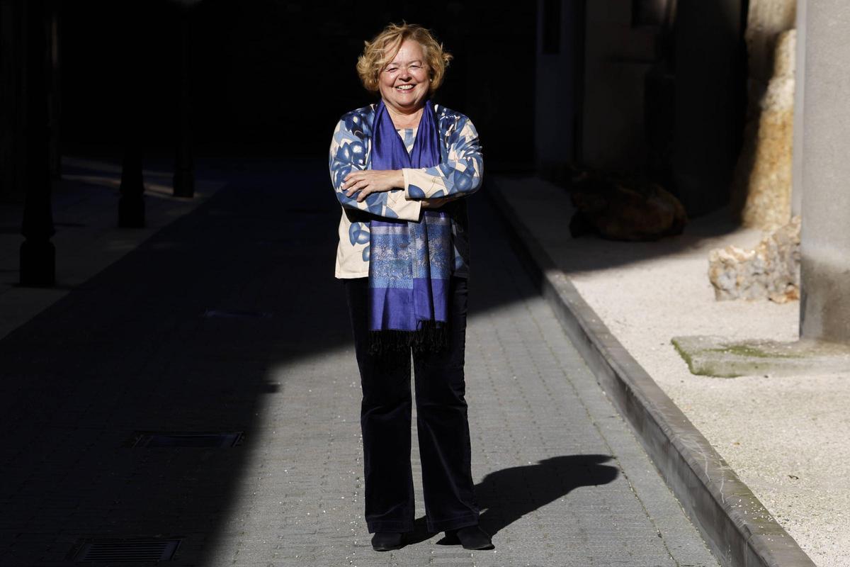 Rosa Menéndez, en Oviedo.