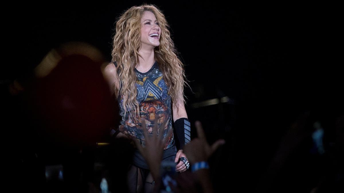 Shakira, el pasado martes en Madrid