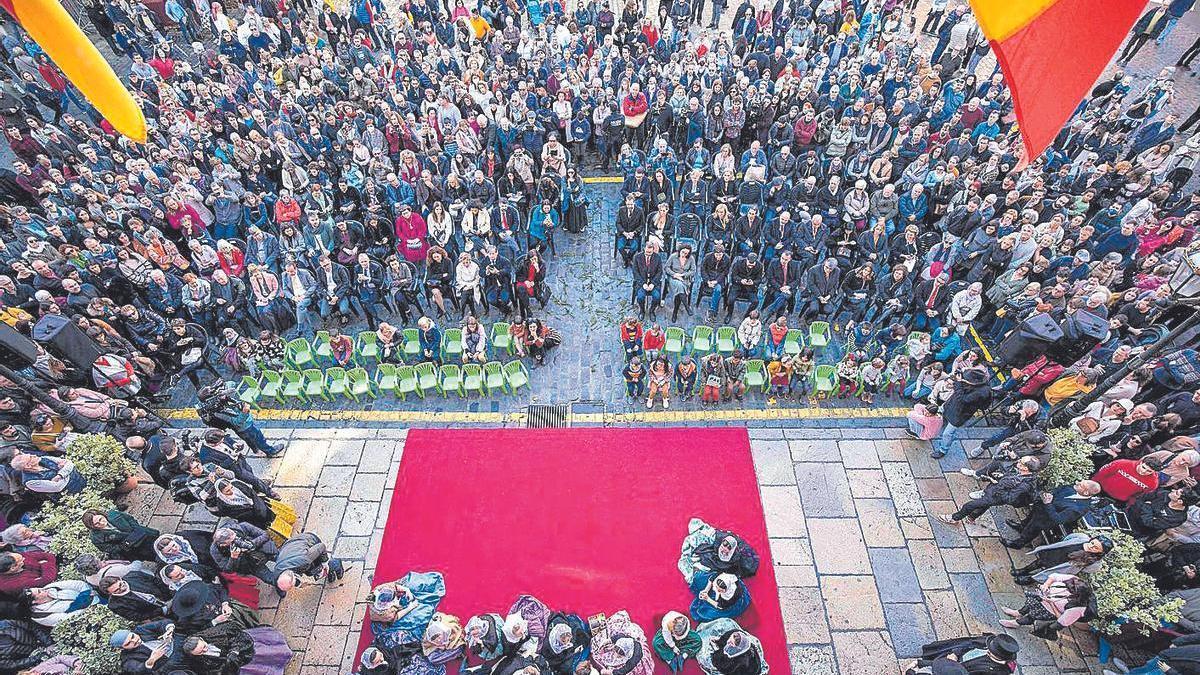 La Festa de l’Estendard celebrada l’any passat a la plaça de Cort.