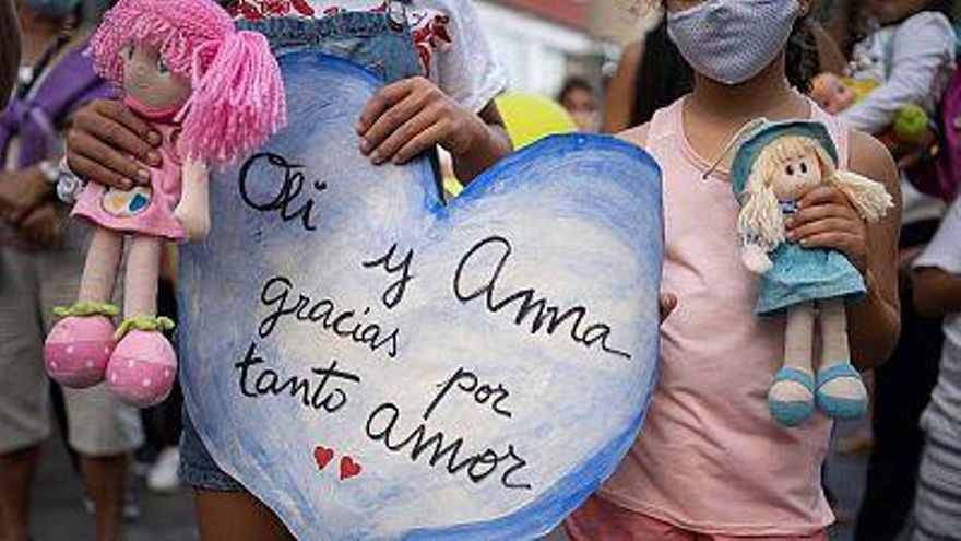 La madre de Anna y Olivia se agarró a la esperanza como mecanismo de defensa para mantenerse fuerte