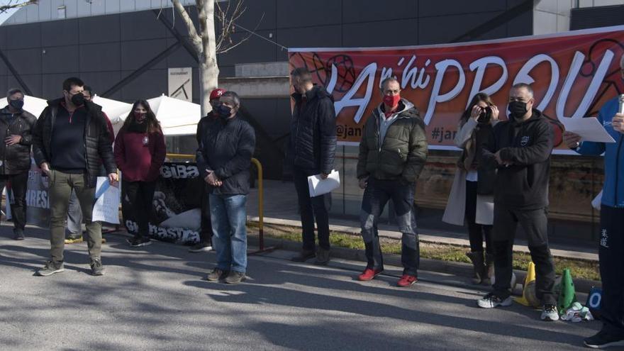 Manifestació que es va fer dissabte, dia 16, a la zona del Congost, a Manresa