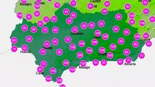 Los avisos por lluvias llegan este martes a Andalucía con posible granizo y Aemet ya pone fecha al buen tiempo