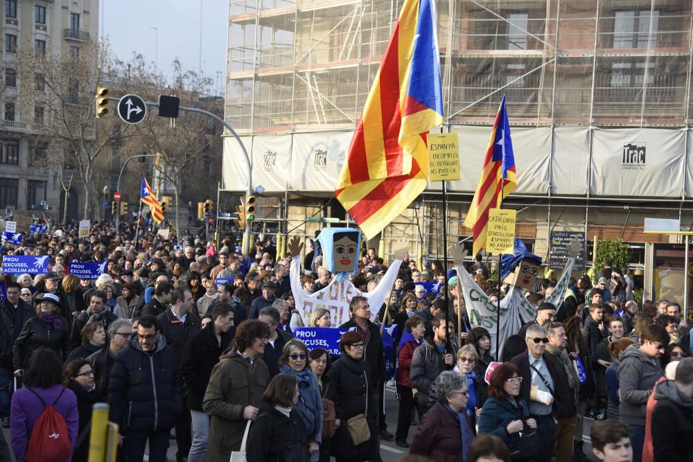 Manifestació per l''acollida de refugiats