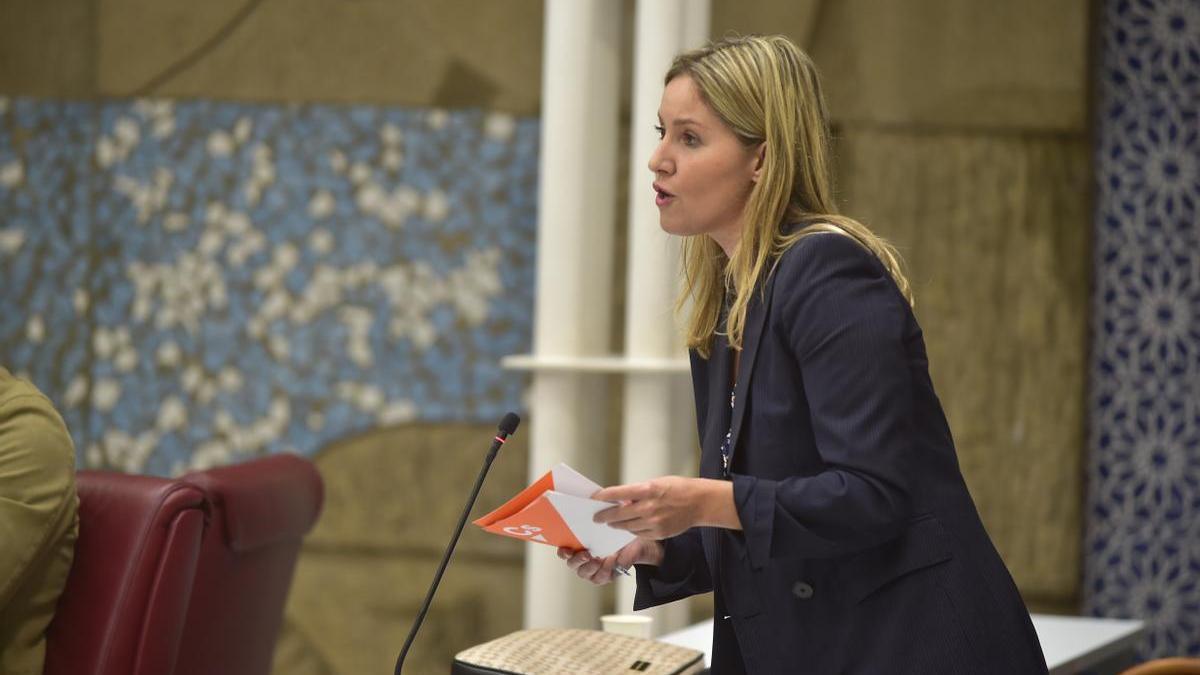 Ana Martínez Vidal hizo este miércoles su primera pregunta en la sesión de control al Gobierno.