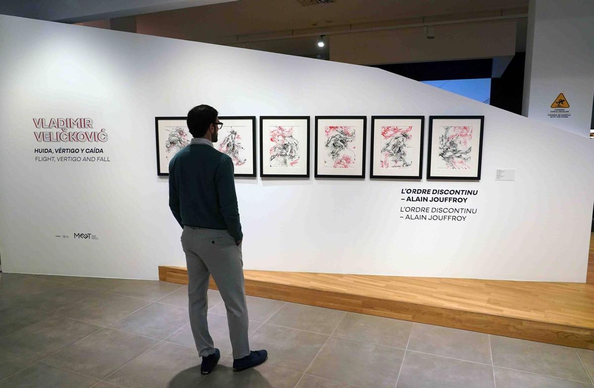 Presentación de la exposición 'Vladimir Velickovic. Huida, vértigo y caída' en el MEET Málaga