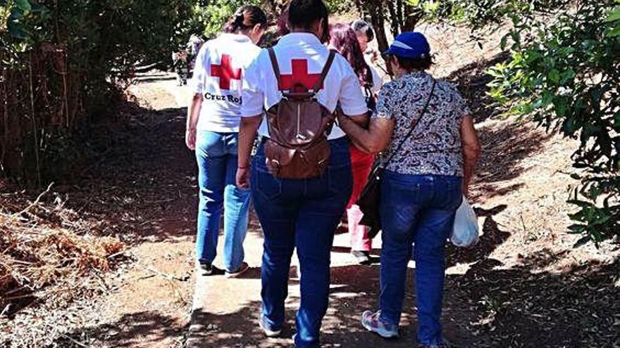 Una de las actividades del programa de acompañamiento de la Cruz Roja.