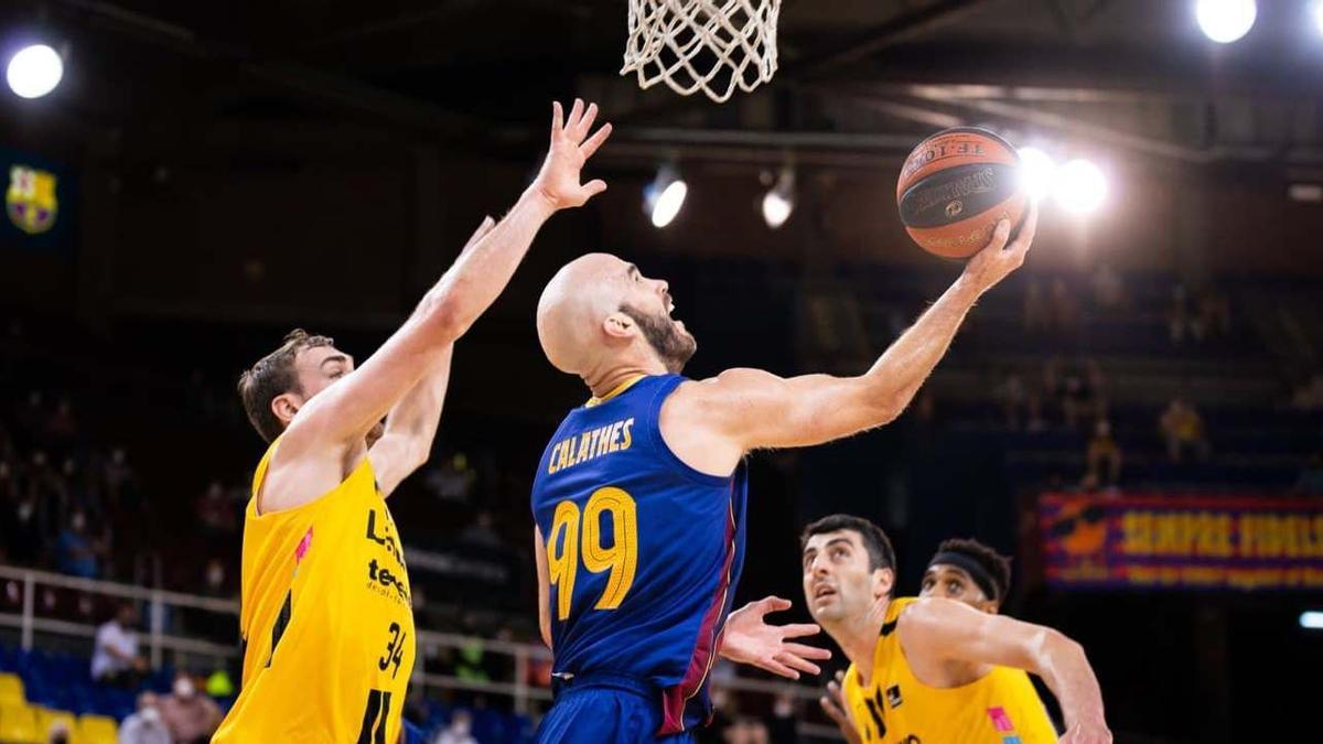 Calathes dirigió con acierto al Barça, ante el Tenerife